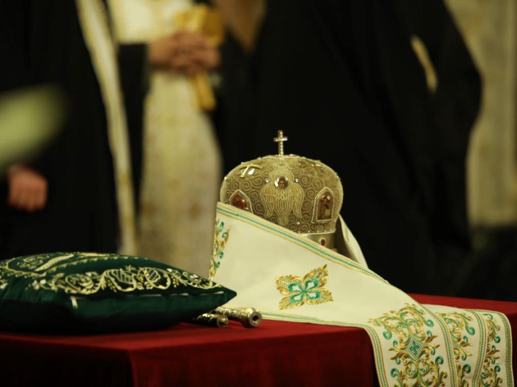 Ковчегът с тленните останки на Негово Светейшество българския патриарх Неофит