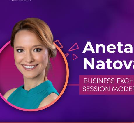 Анета Натова е предприемач международен говорител и изпълнителен коуч с