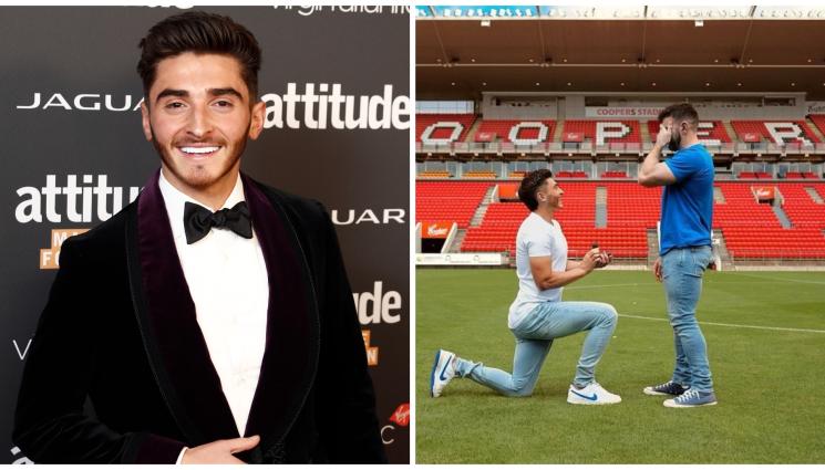 Джош Кавало - Футболист се сгоди на стадиона. Джош за приятеля си: Ставаме Мистър и Мистър