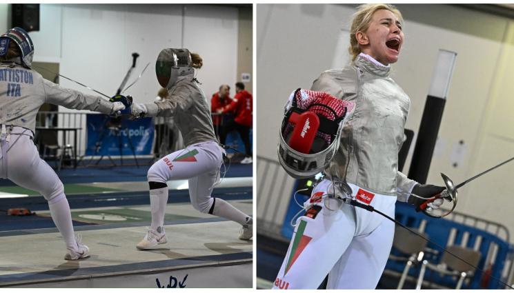 Йоана Илиева - Първата ни сабя на победа от бронза на европейското по фехтовка