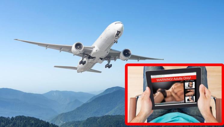 самолет - БЕЗ КАПКА СРАМ: Хванаха пилот да гледа порно в самолета!