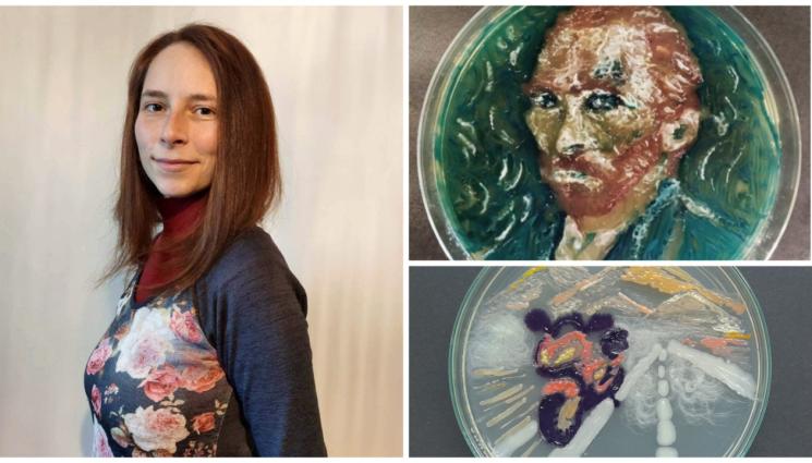 Росица Ташкова - Рисуват Левски и Ван Гог с бактерии