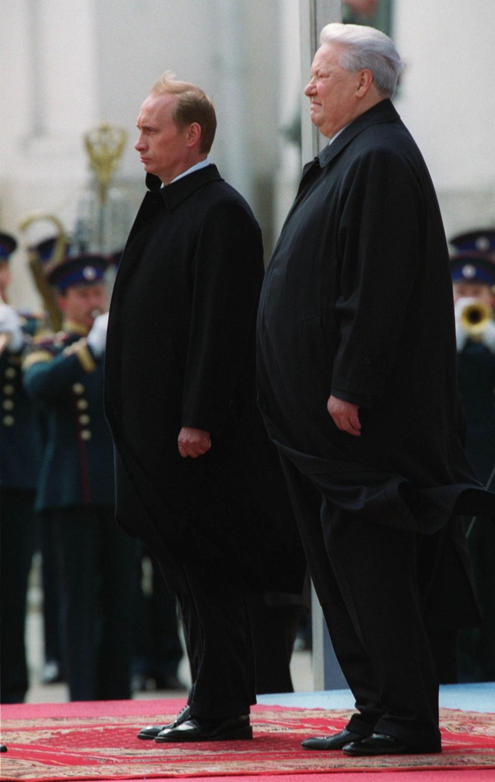  Путин и Елцин 