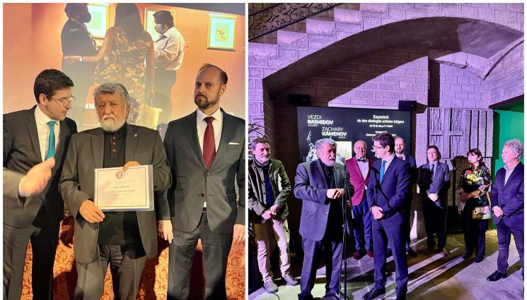 Вежди - НА ПОЧЕТНО МЯСТО: Вежди се нареди до Дали и Пикасо