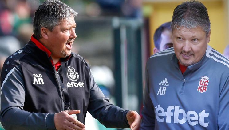 Любо Пенев Хебър ЦСКА - В Пазарджик Любо Пенев изведе Хебър срещу предишния си отбор в контрола, завършила 1:4