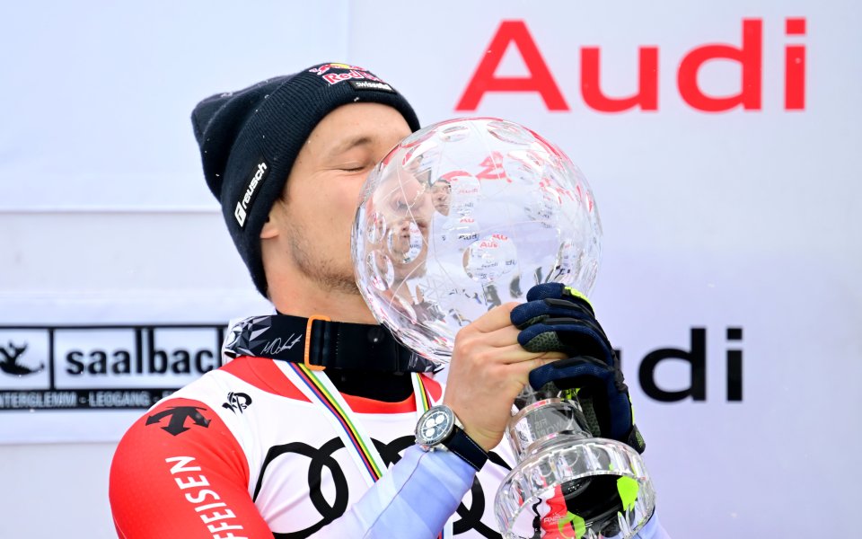 Швейцарският доминант Марко Одермат завоюва четвърти Кристален глобус през сезона,