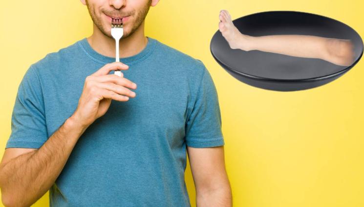 канибал крак - УЖАСЯВАЩО: Канибал задигна крак от местопрестъпление! (СНИМКА+ВИДЕО)