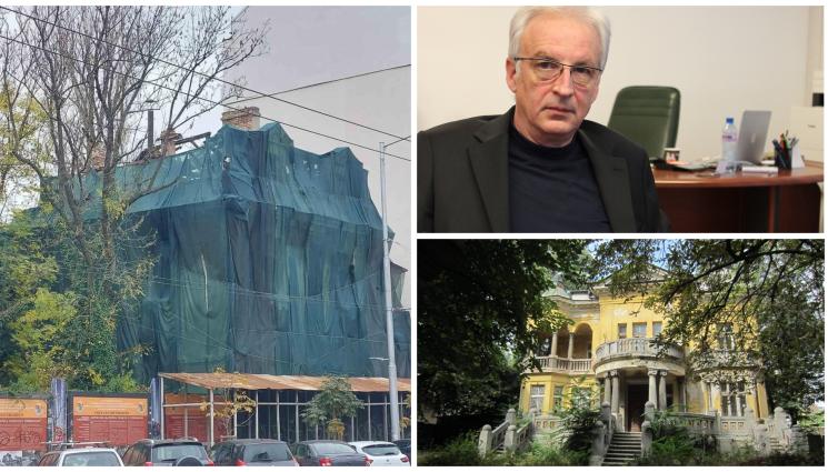 арх Петър Петров - Директорът на НИНКН арх. Петър Петров пред 