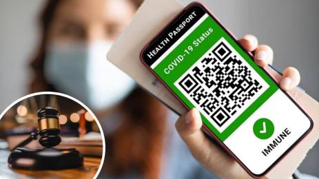 съд зелени сертификати COVID 19