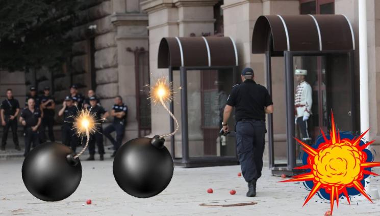 президетствот - КАКВО СЕ СЛУЧВА?! Бомбени заплахи и щурм на президентството в един ден! (СНИМКИ)