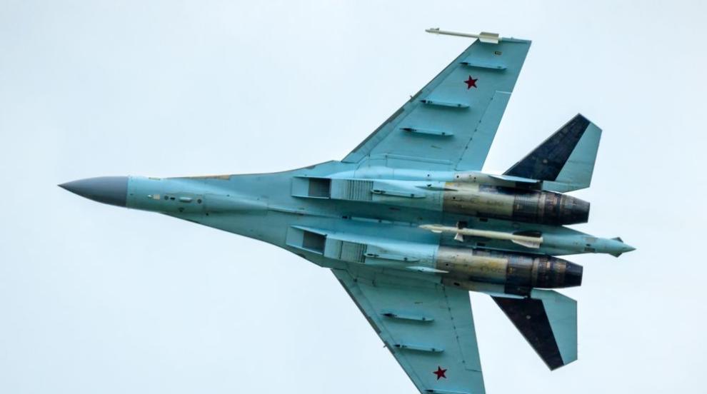 Руски изтребител Су-35 беше свален над Крим