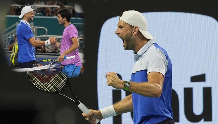 Григор Димитров Алкарас Маями - Григор: За да победиш Алкарас трябва да играеш най-добрата си игра