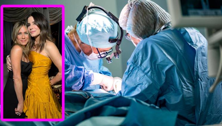 Сандра Бълок Дженифър Анистън - ТАЙНАТА НА ХОЛИВУДСКАТА МЛАДОСТ: Хванаха Дженифър Анистън и Сандра Бълок при пластичен хирург (СНИМКИ)