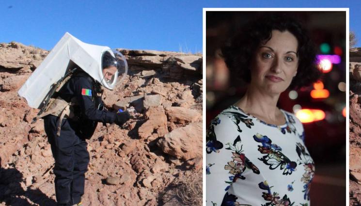 Изабела Шопова - Участничката в изследователска марсианска мисия Изабела Шопова пред