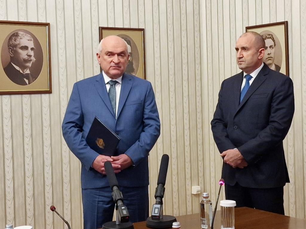 Президентът Румен Радев възложи на кандидата за служебен министър председател Димитър