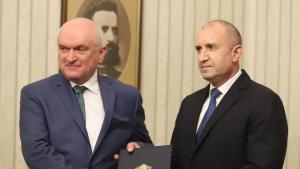 Президентът Румен Радев възложи на кандидата за служебен министър председател Димитър Главчев