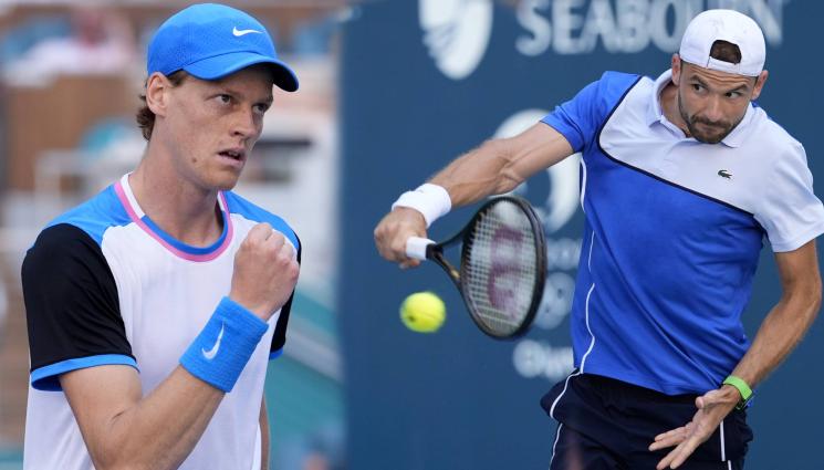 Димитров Маями Синер - На финала в Маями Григор Димитров отстъпи пред новия №2 в тениса Синер (СНИМКИ)