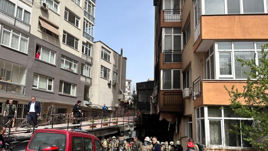 Ужасен пожар в Истанбул, десетки загинали