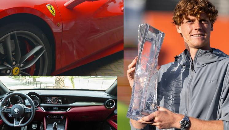 Синер Ферари Алфа Ромео - Новият тенис кумир Синер си умира да пришпорва расови италианки