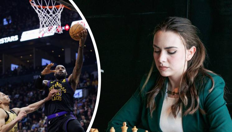 Нургюл Салимова - Нургюл отиде на НБА в Торонто, загря с шоу на Леброн