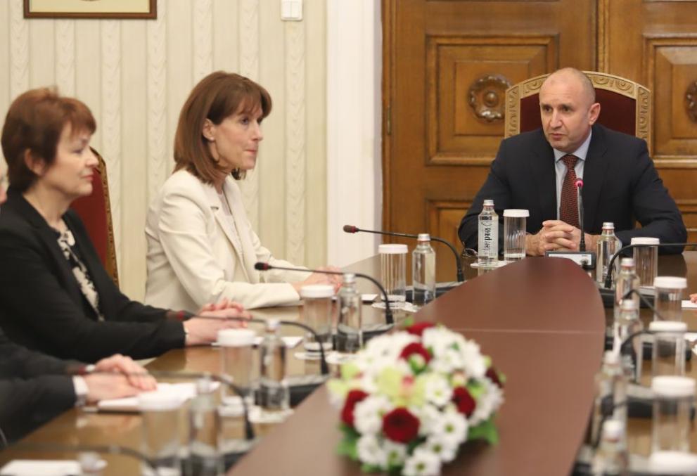 Президентът Румен Радев е на среща с ръководството на Централната