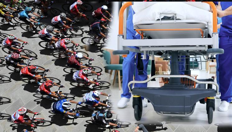 колоездене Вингегор - Касапница в колоезденето: Най-големите звезди се размазаха и счупиха за секунди при коварно спускане (ВИДЕО)