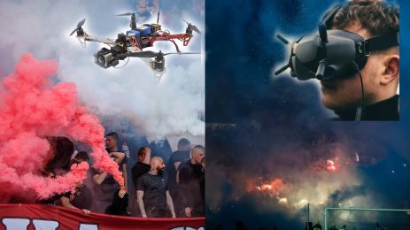 дронове Левски ЦСКА