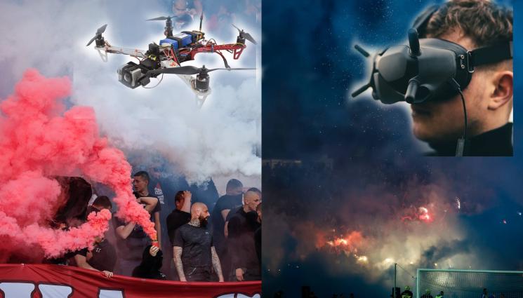 дронове Левски ЦСКА - Война на дронове: Столичната полиция хвърля най-модерни технологии за реда на дербито