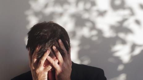 изплашен човек