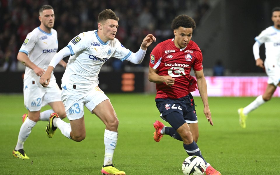 Лил - Олимпик Марсилия 3:1 / Лига 1, 28-и кръг, 05.04.2024 г.