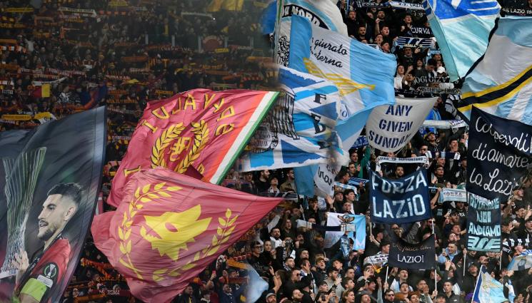 Рома Лацио агитки Олимпико - ЗАМИРИСА НА РИМСКО ДЕРБИ: Тифозите на Лацио и Рома не могат да се нарадват едни на други