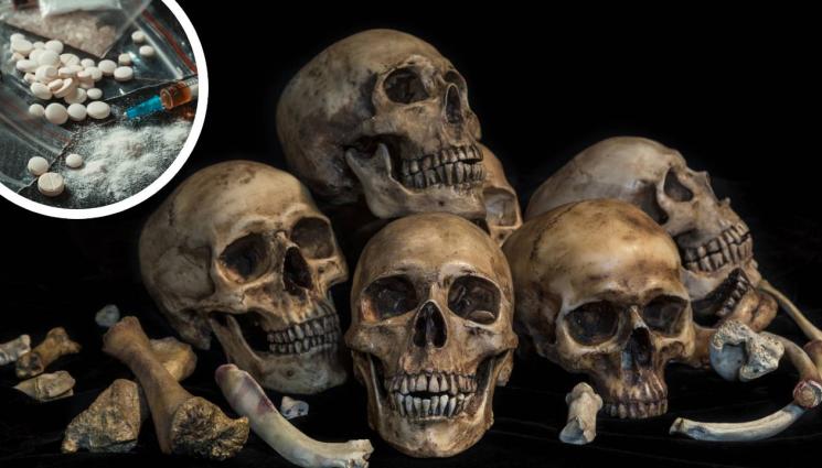 наркотици кости - ЗЛОВЕЩО: Наркозависими си правят дрога от човешки кости!