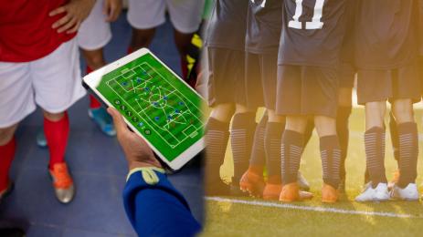 съблекалня футбол треньор