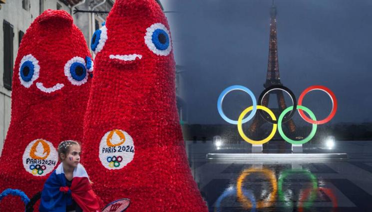 Париж 2024 - Париж качва олимпийските кръгове на Айфеловата кула