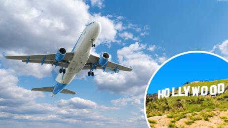 холивуд звезди самолети