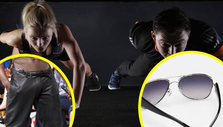 фитнес - ЗАДАВА СЕ НОВА МОДА: На фитнес с кожени панталони и тъмни очила! (ВИДЕО)