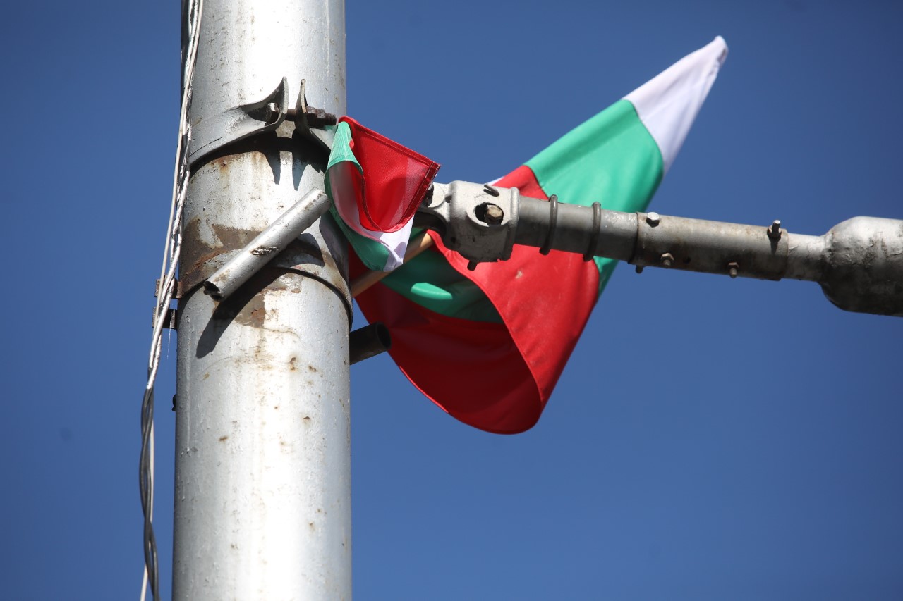 <p>Български знамена по бул. Цариградско шосе</p>