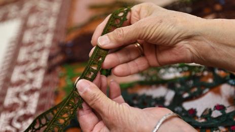 шита дантела кене