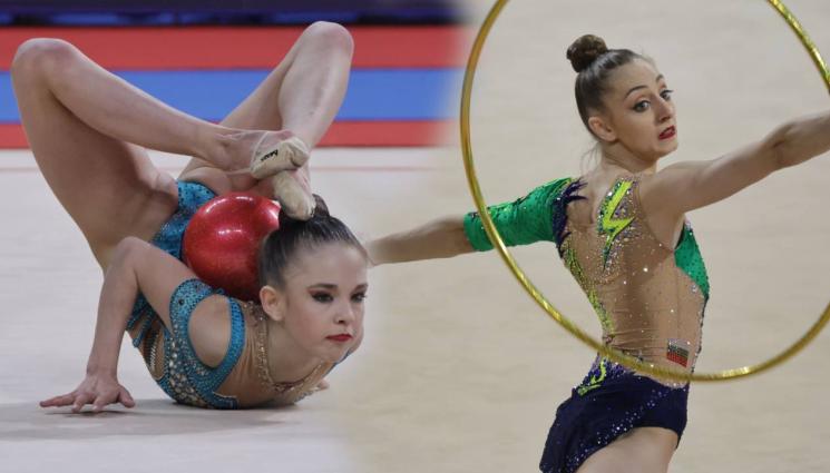 художествена гимнастика - Световната шампионка от София 2022 изпревари българките на Европейската купа в Баку