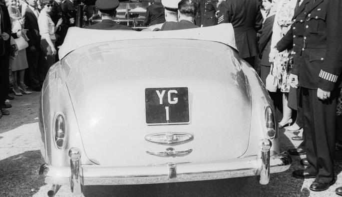  Юрий Гагарин в Лондон на 11 юли 1961 г.