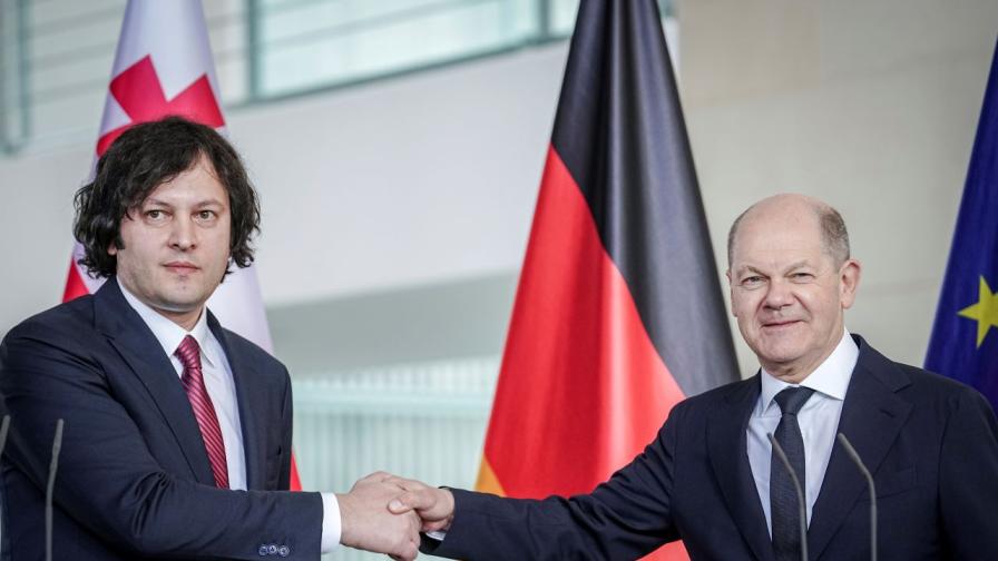 <p>Германският канцлер и грузинският премиер влязоха в сблъсък, ето защо (СНИМКИ)</p>