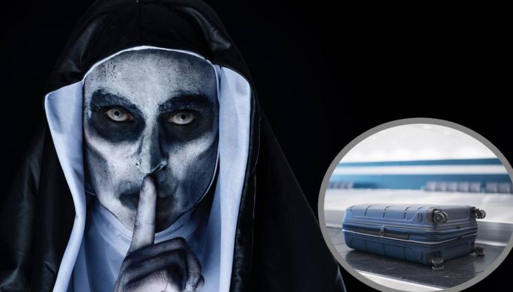 монахиня - КАТО В ХОРЪР: Хванаха монахиня да влачи труп в куфар! (ВИДЕО)