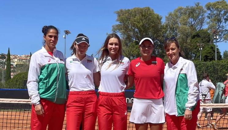 тенис - ЖАЛКО: Тенисистките ни изпаднаха във втора група на „Били Джийн Кинг къп