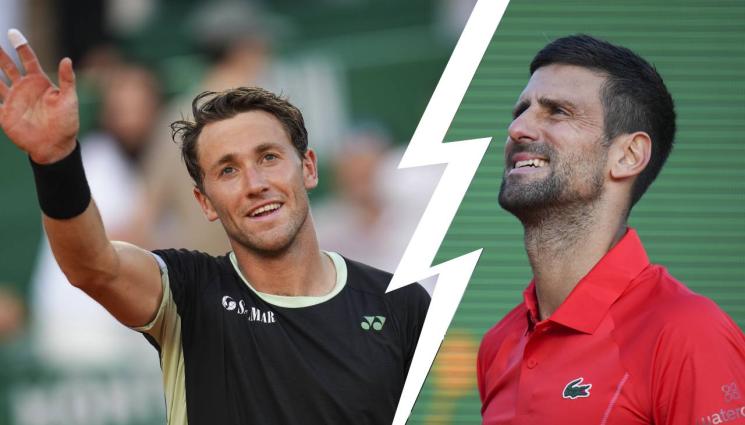 тенис - ИЗНЕНАДА: Каспер Рууд взе скалпа на Джокович в Монте Карло