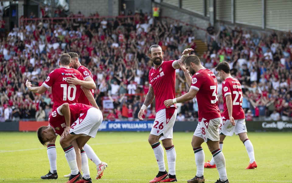 ECSTASY AT THE STŌK CAE RAS, where Wrexham fans celebrate