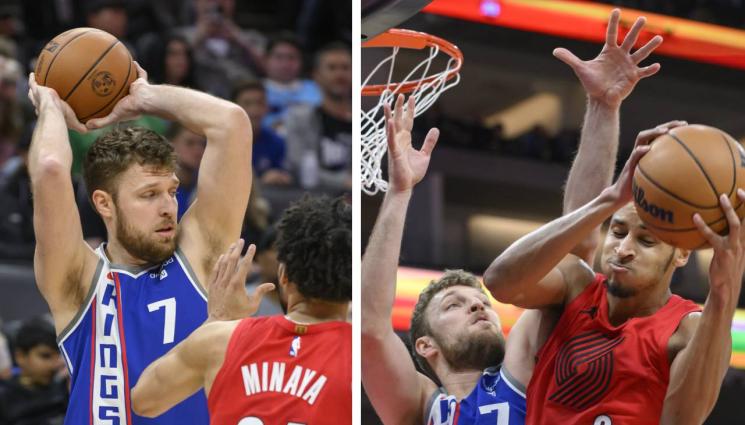 Александър Везенков - Везенков игра 10-ина минути, Сакраменто смачка Портланд в последния мач от редовния сезон в НБА