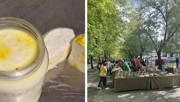 мляко сирене шафран - Агро Телеграф: Сирене с шафран и траханата на баба хит на фермерски пазар