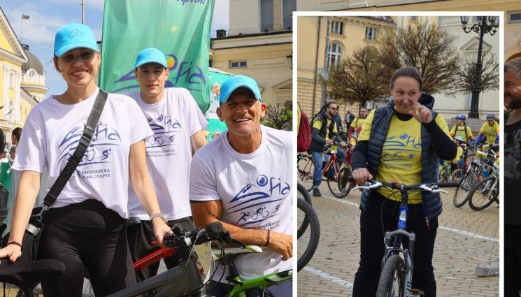 Спорт - Йордан Йовчев и Жени Раданова повеждат шествие с колелета