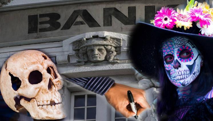 смърт банка - ПОДПИС ОТ ОНЯ СВЯТ: Жена откара мъртъв мъж в банка, искала той да разпише за кредит! (ВИДЕО 18+)