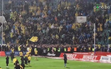 Бурната радост на бултрасите след победата срещу ЦСКА (видео)